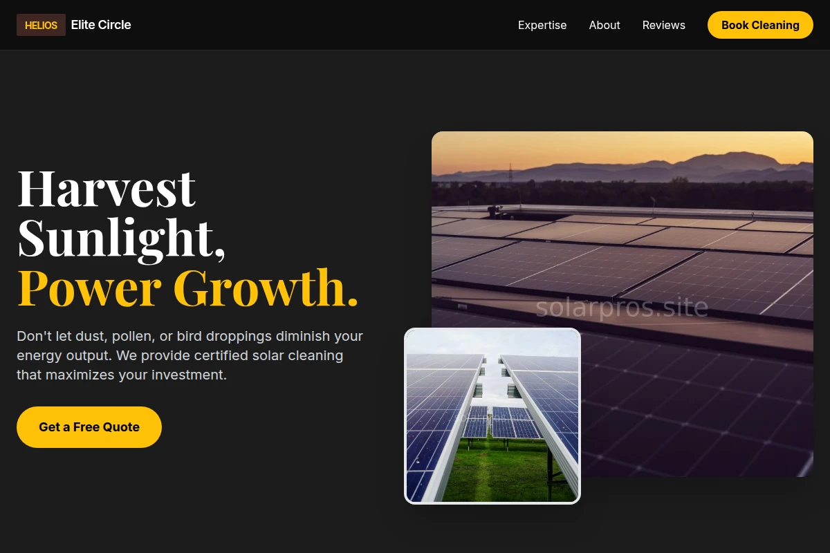 Certification Solar Cleaning