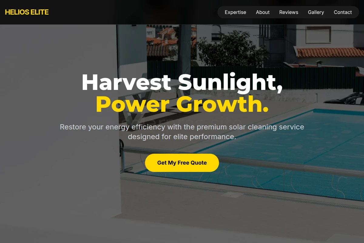 Backup Solar Cleaning