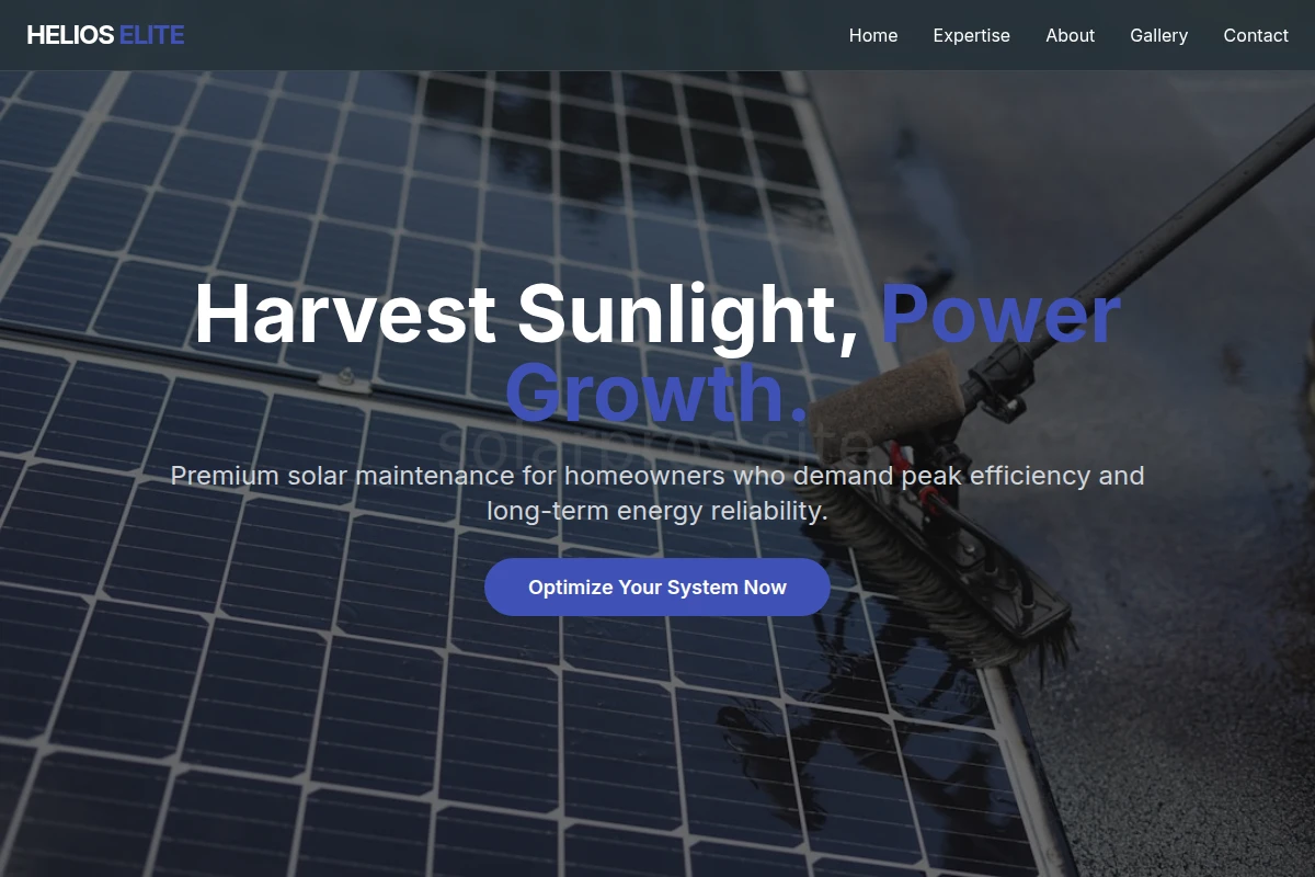 Generator Solar Maintenance
