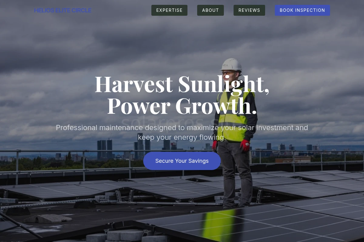 Array Solar Maintenance