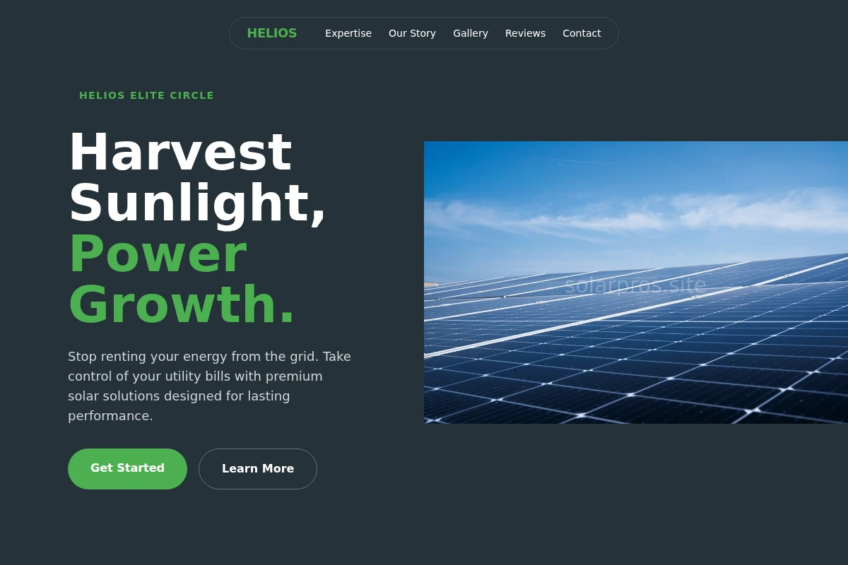 Clean Solar Panel
